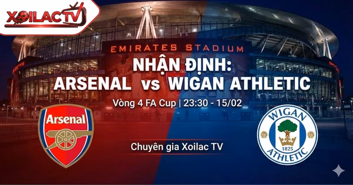 Nhận Định Arsenal vs Wigan Athletic