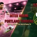 Ảnh bìa nhận định Inter Miami vs Portland Timbers với Lionel Messi tại Xoilac TV